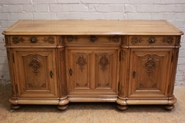 Quality walnut Louis XV sideboard