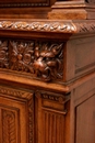 Renaissance style Cabinet in Walnut, France 19th century