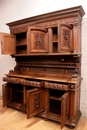 Renaissance style Cabinet in Walnut, France 19th century