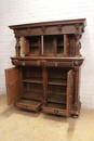 Renaissance style Cabinet in Oak, Belgium 1900