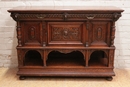 Renaissance style Cabinet in Oak, France 19th century