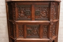 Renaissance style Cabinet in Oak, France 19th century