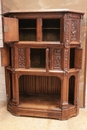 Renaissance style Cabinet in Oak, France 19th century