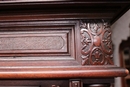 Renaissance style Cabinet in Walnut, France 19th century