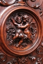 Renaissance style Cabinet in Walnut, France 19th century