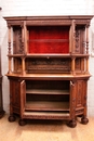 Renaissance style Cabinet in Walnut, France 19th century