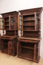 Renaissance style Cabinets in Oak, Belgium 1900