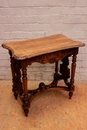 Renaissance style Center table in Walnut, France 19th century