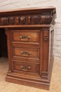 Renaissance style Desk in Walnut, France 19th century