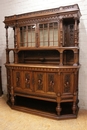 Renaissance style Dinning set in walnut, france 19th century