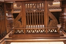 Renaissance style Dinning set in walnut, france 19th century