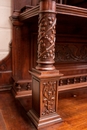 Renaissance style Display cabinet in Walnut, France 19th century