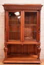 Renaissance style Display cabinet in Walnut, France 19th century