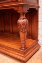 Renaissance style Display cabinet in Walnut, France 19th century