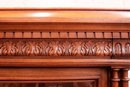 Renaissance style Display cabinet in Walnut, France 19th century