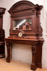 Renaissance Fire mantel in oak