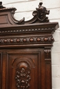 Renaissance style Hall bench in Oak, France 19th century