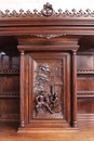 Renaissance style Cabinet in Walnut, France 19th century