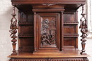 Renaissance style Cabinet in Walnut, France 19th century