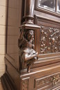 Renaissance style Display cabinet in Walnut, France 19th century