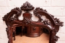 Renaissance style Mirror in Oak, France 19th century