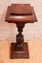 Renaissance style Pedestal in Walnut, France 19th century