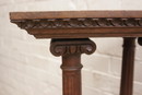 Renaissance style Pedestal in Walnut, France 19th century