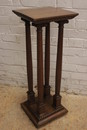 Renaissance style Pedestal in Walnut, France 19th century