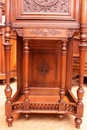 Renaissance style Secretary desk in Walnut, France 19th century