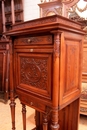 Renaissance style Secretary desk in Walnut, France 19th century