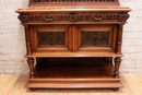 Renaissance style Server in Walnut, France 19th century