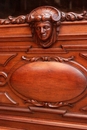 Renaissance style Bookcase in Walnut, France 19th century