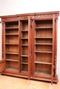 Renaissance style Bookcase in Walnut, France 19th century