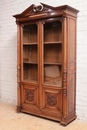 Renaissance style Bookcase in Walnut, France 19th century