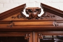 Renaissance style Bookcase in Walnut, France 19th century