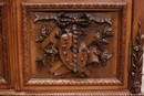 Renaissance style Bookcase in Walnut, France 19th century