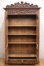 Renaissance style Bookcase in Walnut, France 19th century