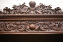 Renaissance style Bookcase in Walnut, France 19th century