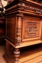 Renaissance style Cabinet and server in Walnut, France 19th century