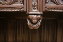 Renaissance style Cabinet in Oak, France 19th century