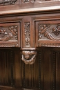 Renaissance style Cabinet in Oak, France 19th century