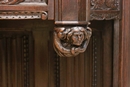 Renaissance style Cabinet in Oak, France 19th century