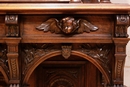 Renaissance style Cabinet in Walnut, France 19th century