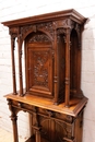 Renaissance style Cabinet in Walnut, France 19th century