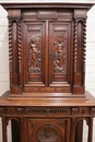 Renaissance style Cabinet in Walnut, France 19th century