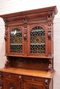 Renaissance style Cabinet in Oak, Belgium 19th century