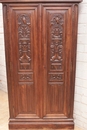 Renaissance style Corner cabinet in Walnut, France 19th century