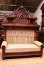 Renaissance style Day bed in Walnut, France 19th century