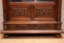 Renaissance style Display cabinet in Walnut, France 19th century