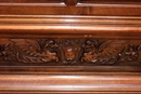 Renaissance style Display cabinet in Walnut, France 19th century